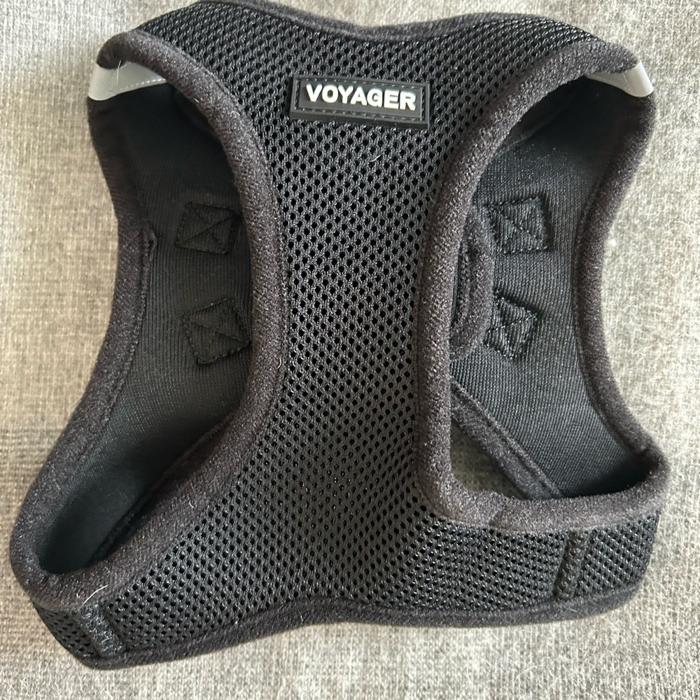 Voyager Black Mesh Dog Harness